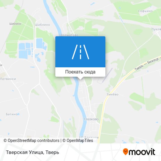 Карта Тверская Улица
