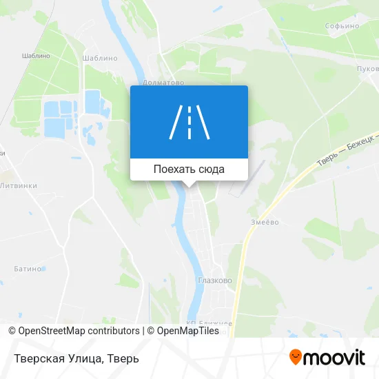 Карта Тверская Улица