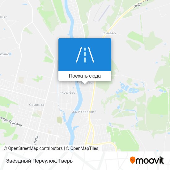 Карта Звёздный Переулок
