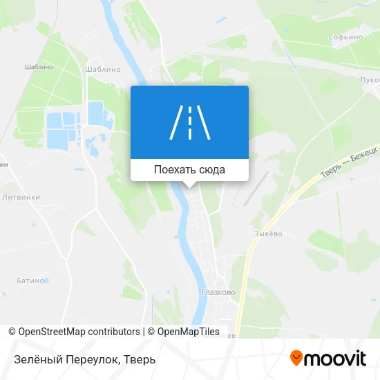 Карта Зелёный Переулок