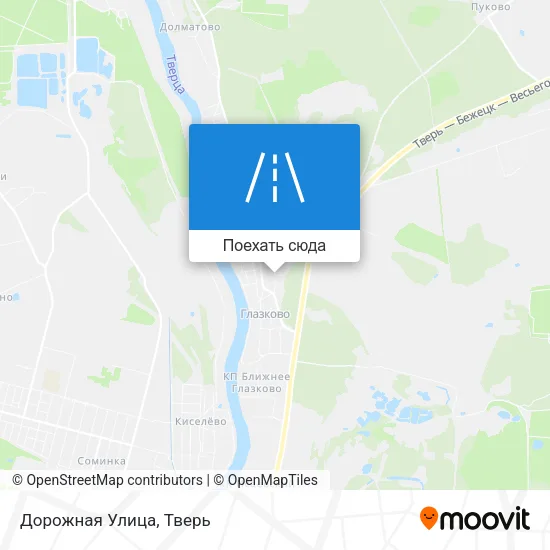 Карта Дорожная Улица