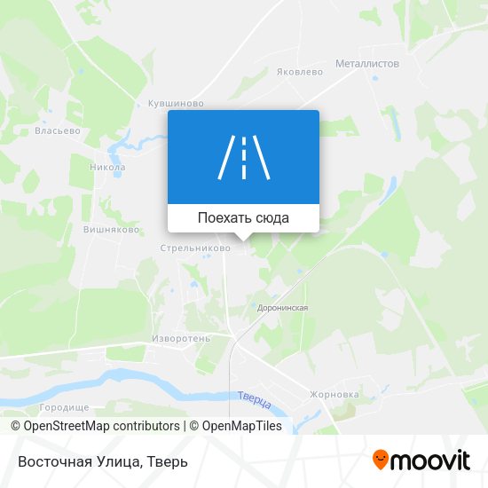 Карта Восточная Улица