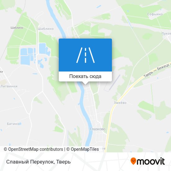 Карта Славный Переулок