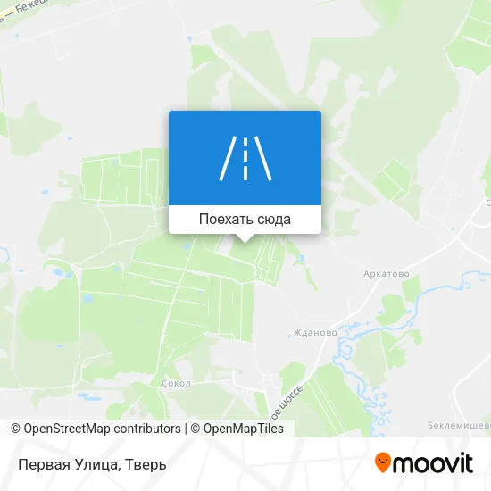 Карта Первая Улица