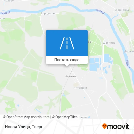 Карта Новая Улица
