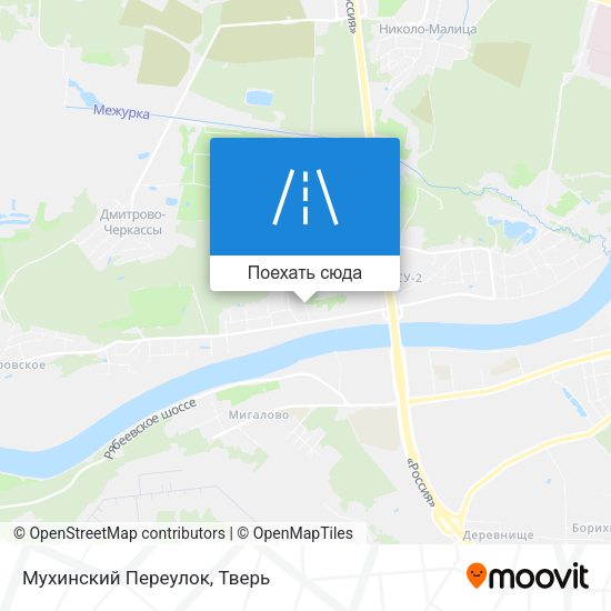 Карта Мухинский Переулок