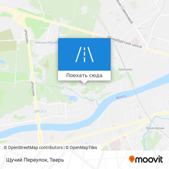 Карта Щучий Переулок
