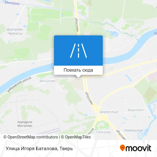 Карта Улица Игоря Баталова
