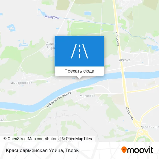 Карта Красноармейская Улица