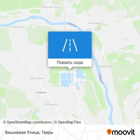 Карта Вишневая Улица