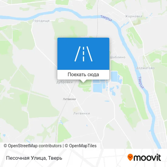 Карта Песочная Улица