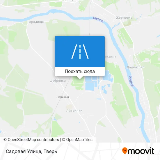 Карта Садовая Улица