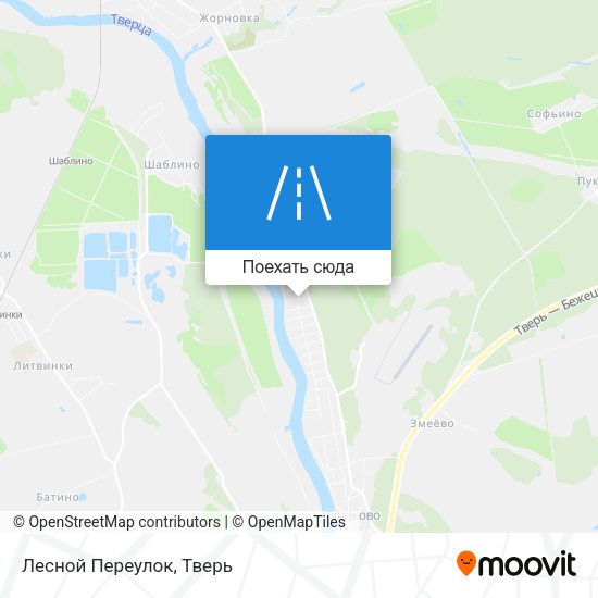 Карта Лесной Переулок