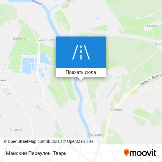 Карта Майский Переулок