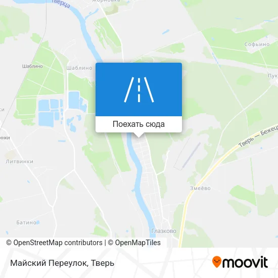 Карта Майский Переулок