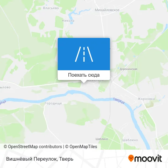 Карта Вишнёвый Переулок