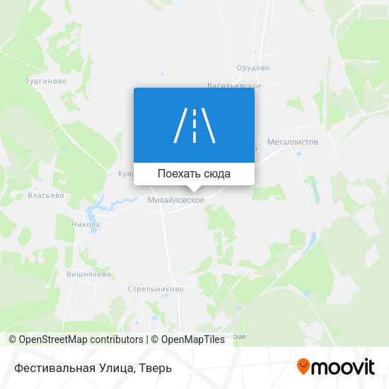 Карта Фестивальная Улица