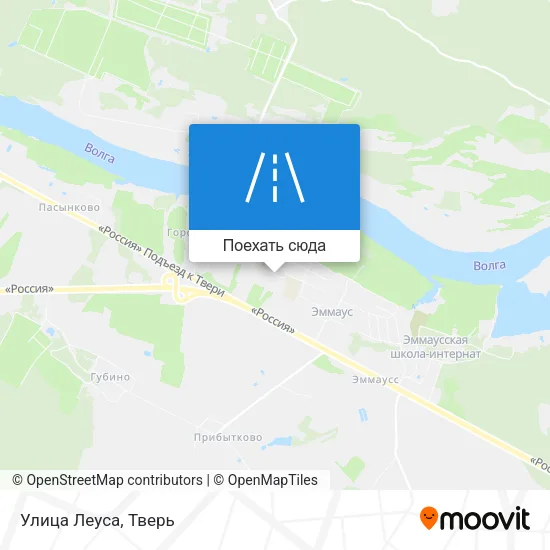 Карта Улица Леуса