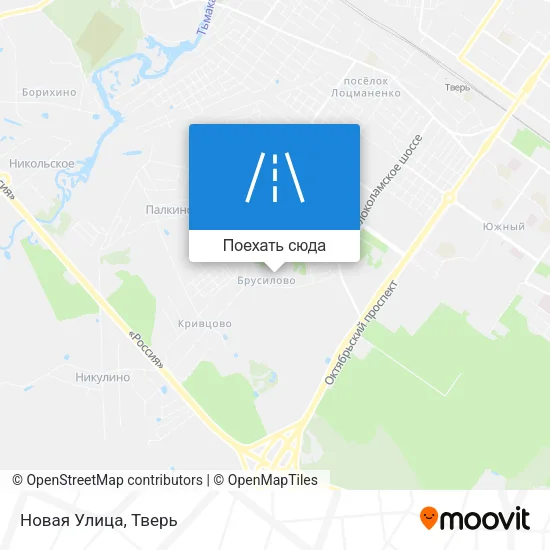 Карта Новая Улица