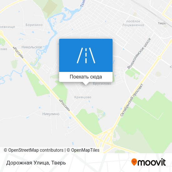 Карта Дорожная Улица