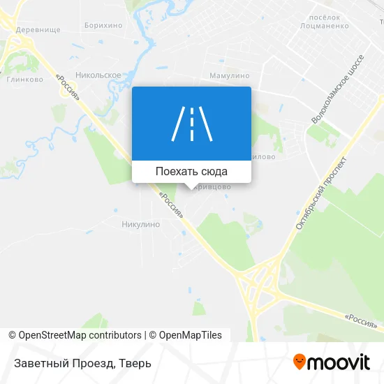Карта Заветный Проезд