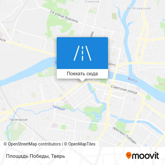 Карта Площадь Победы