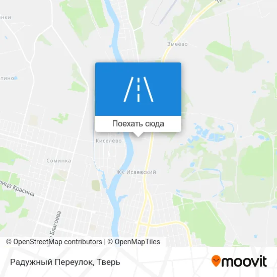 Карта Радужный Переулок