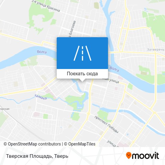Карта Тверская Площадь