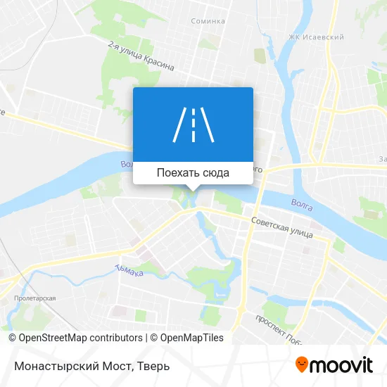 Карта Монастырский Мост