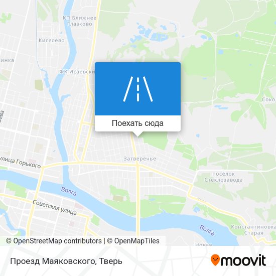Карта Проезд Маяковского
