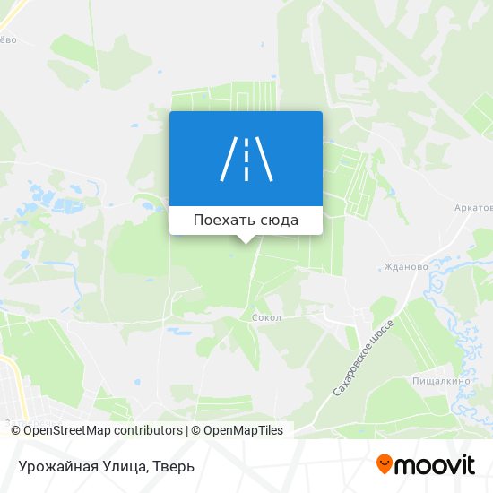 Карта Урожайная Улица