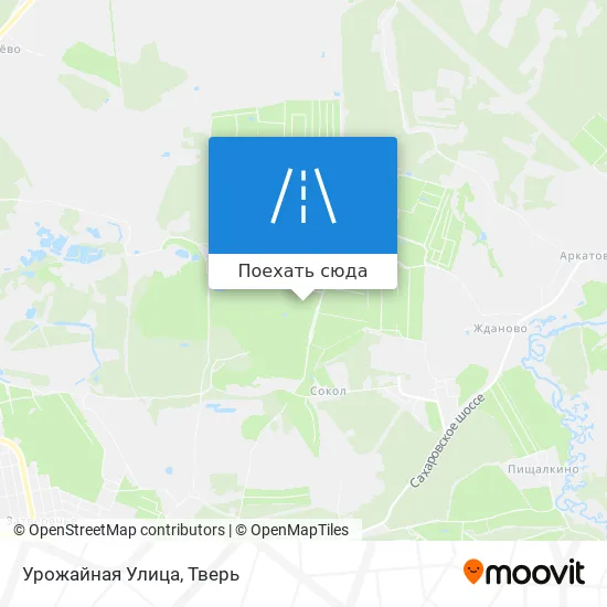 Карта Урожайная Улица