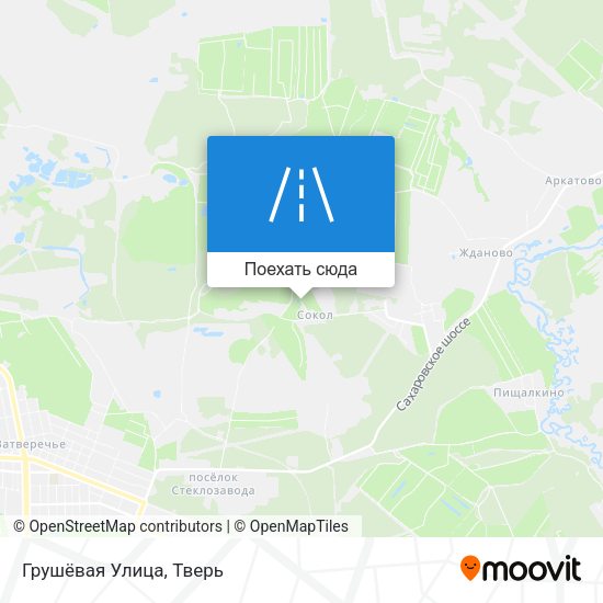 Карта Грушёвая Улица