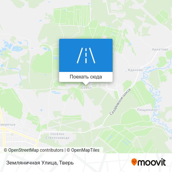 Карта Земляничная Улица