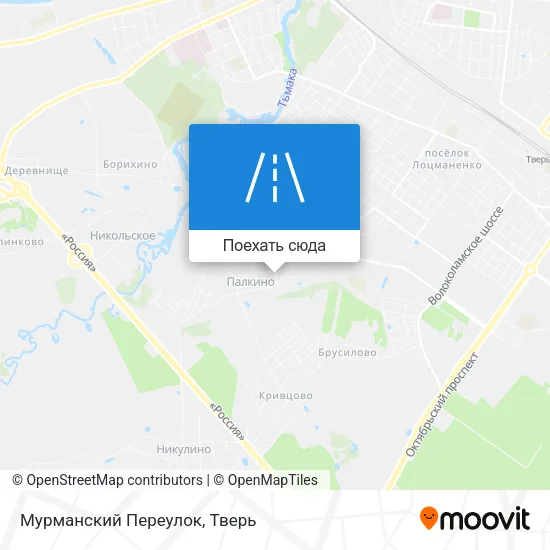 Карта Мурманский Переулок