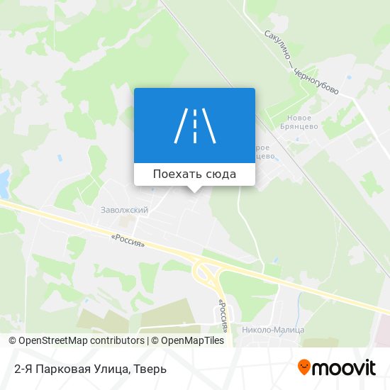 Карта 2-Я Парковая Улица
