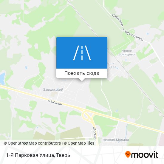 Карта 1-Я Парковая Улица