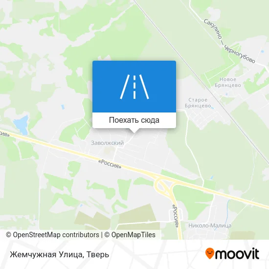 Карта Жемчужная Улица