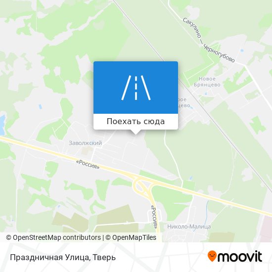 Карта Праздничная Улица