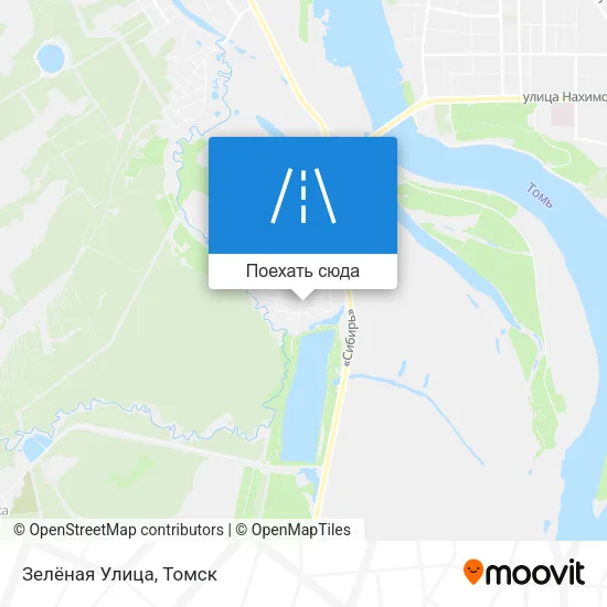 Карта Зелёная Улица