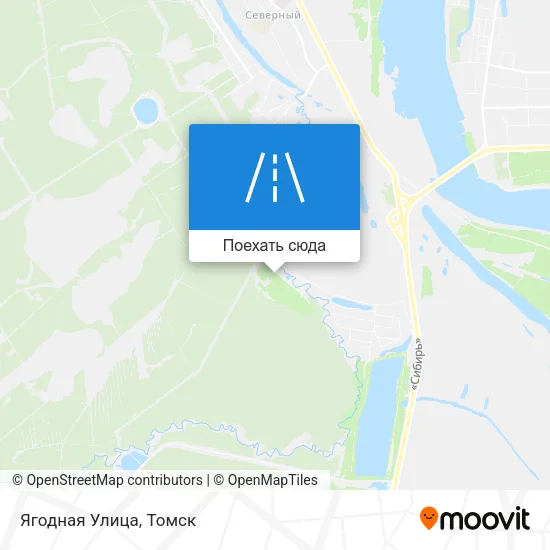 Карта Ягодная Улица