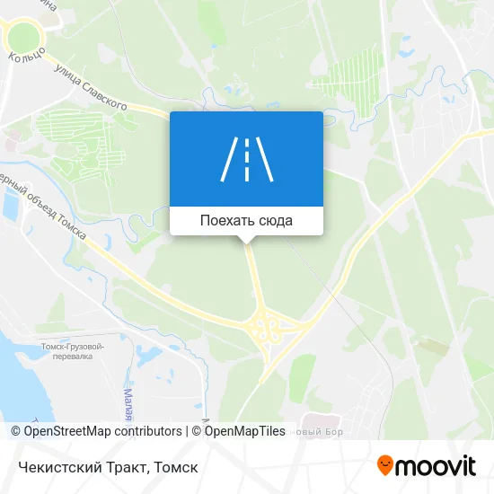 Карта Чекистский Тракт