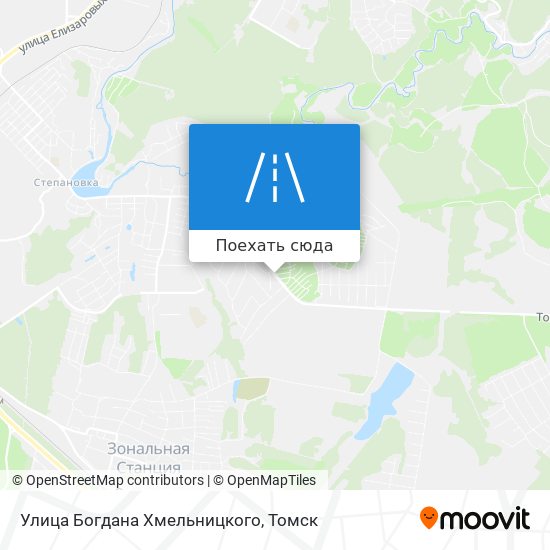 Карта Улица Богдана Хмельницкого