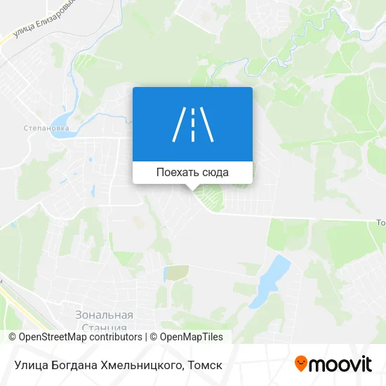 Карта Улица Богдана Хмельницкого