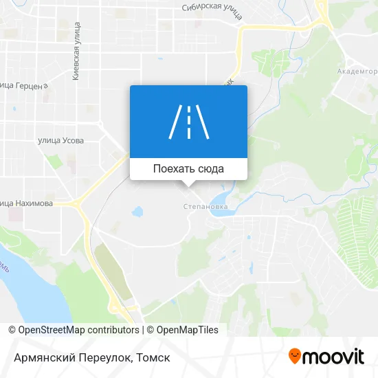 Карта Армянский Переулок