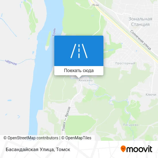 Карта Басандайская Улица