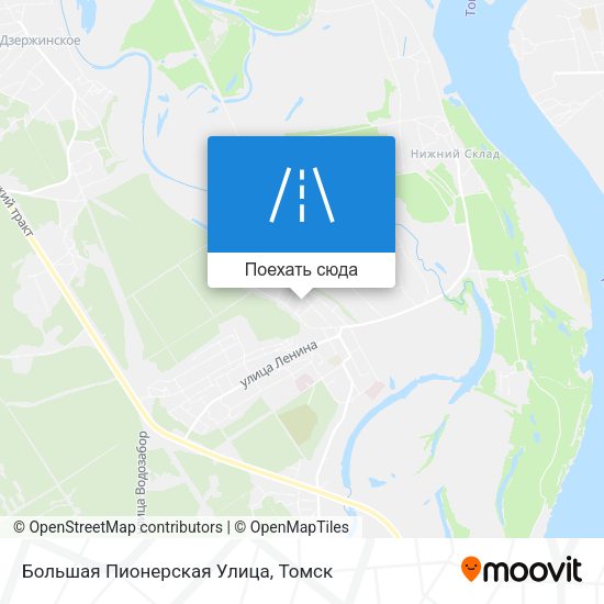 Карта Большая Пионерская Улица