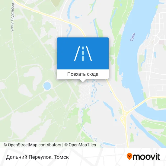 Карта Дальний Переулок