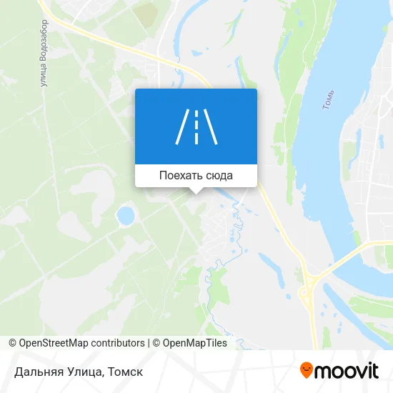 Карта Дальняя Улица