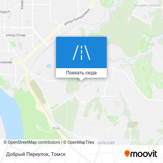 Карта Добрый Переулок